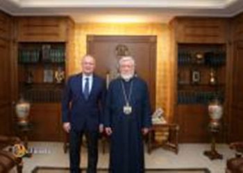 Католикос Великого Дома Киликийского Арам I принял послов Армении и России в Ливане
