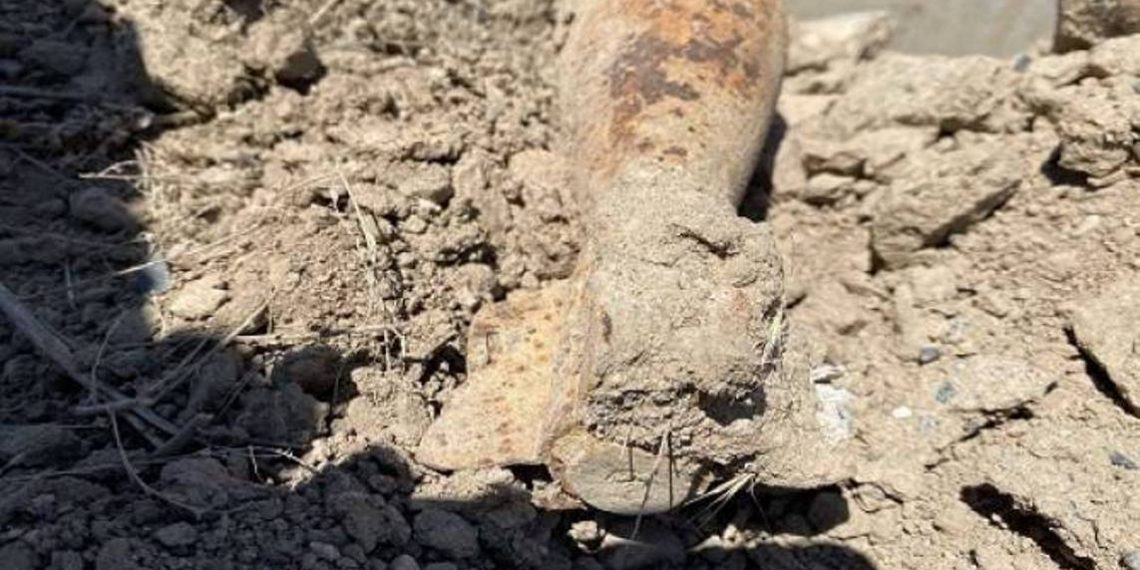 В Армавирской области обнаружена мина