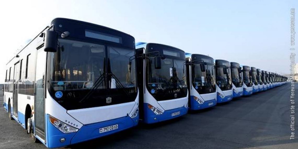 Мэрия Еревана планирует до конца года на 80% обновить автобусный парк