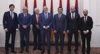 Вице-спикер НС Армении принял делегацию во главе с первым вице-спикером Сената парламента Чехии