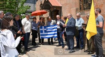 Греческая община Армении почтила память жертв Геноцида понтийских греков