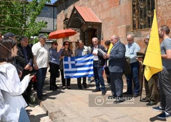 Греческая община Армении почтила память жертв Геноцида понтийских греков