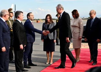 Президент Литовской Республики с официальным визитом прибыл в Армению