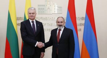 Мы начали важный диалог, который должен быть продолжен: премьер-министр Армении принял президента Литвы