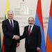 Мы начали важный диалог, который должен быть продолжен: премьер-министр Армении принял президента Литвы