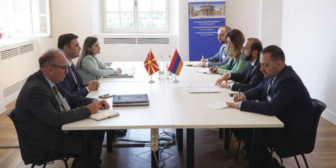 Главы МИД Армении и Северной Македонии обсудили вопросы расширения сотрудничества