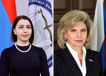 Защитник прав человека Армении провела телефонный разговор с уполномоченным по правам человека РФ