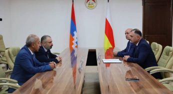 Министр иностранных дел Республики Арцах с рабочим визитом находился в Республике Южная Осетия
