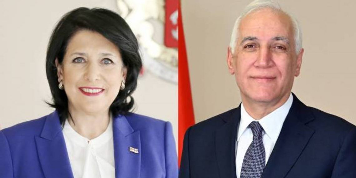 Ваагн Хачатурян поздравил президента Грузии с национальным праздником