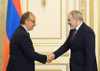 Премьер-министр Пашинян принял исполнительного директора Международного альянса по защите наследия в зонах конфликтов