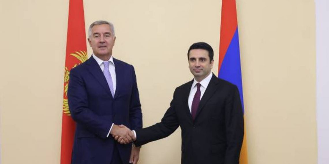 Ален Симонян принял президента Черногории