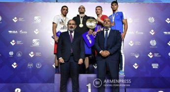Никол Пашинян поздравил армянских боксеров — медалистов чемпионата Европы