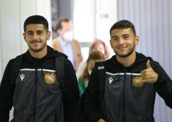 Сборная Армении до 21 года прибыла в Скопье