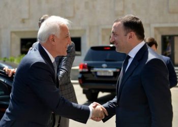 Президент Армении провел встречу с премьер-министром Грузии