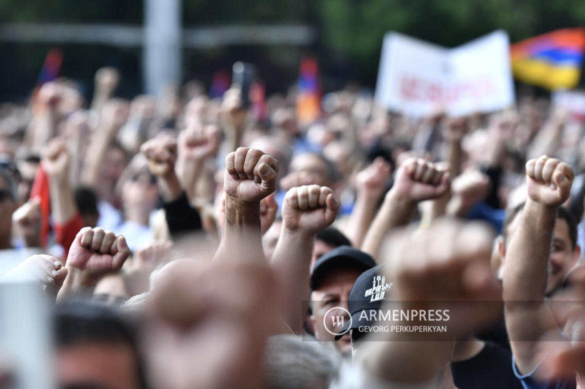 Акции протеста на улицах Еревана