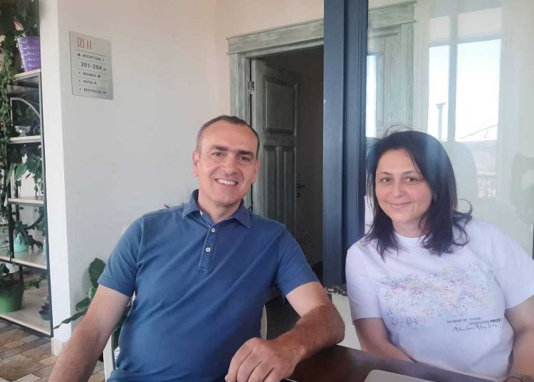 Арташес Торозян с женой