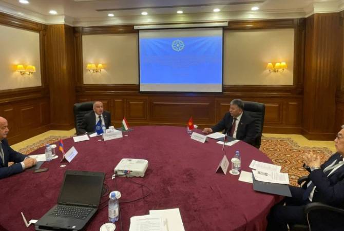 Овик Агазарян отбыл в Казахстан в рамках наблюдательной миссии ПА ОДКБ
