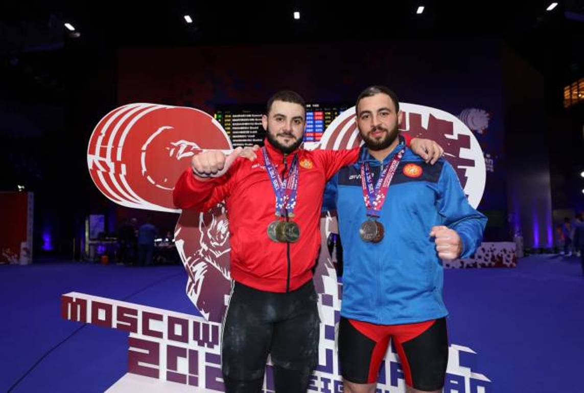 Сборная Армении по тяжелой атлетике заняла третье место по количеству медалей на чемпионате Европы