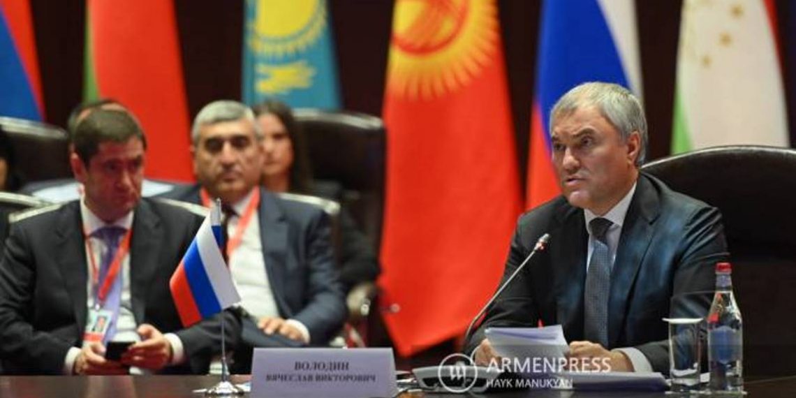 Необходимо дальше вести работу по совершенствованию миротворческого потенциала ОДКБ: Вячеслав Володин