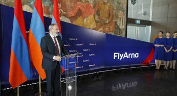 Премьер-министр Пашинян присутствовал на церемонии запуска национального авиаперевозчика Fly Arna