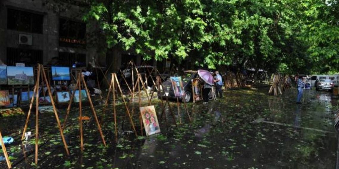 В большинстве районов Армении ночью и после полудня ожидается дождь с грозой, в отдельных районах — град