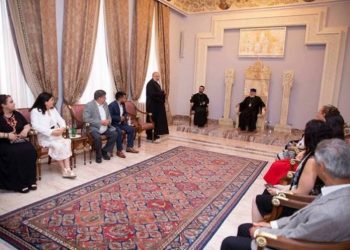 Католикос Всех Армян принял паломников Восточной епархии ААЦ США