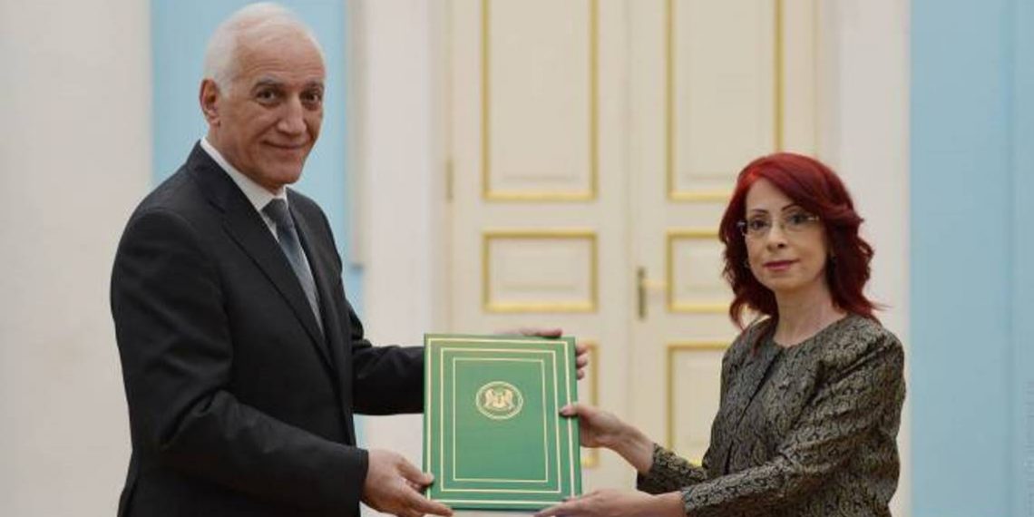 Посол Сирийской Арабской Республики вручила президенту Армении верительные грамоты