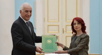 Посол Сирийской Арабской Республики вручила президенту Армении верительные грамоты