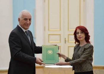 Посол Сирийской Арабской Республики вручила президенту Армении верительные грамоты