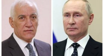 Президент Армении в Санкт-Петербурге встретится с Владимиром Путиным