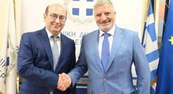 Посол Армении в Греции обсудил с губернатором Аттики вопросы развития децентрализованного сотрудничества