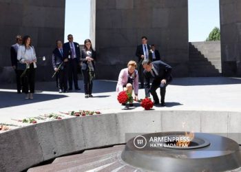 Генеральный секретарь СЕ воздала дань уважения памяти жертв Геноцида армян