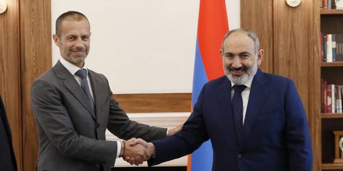 УЕФА продолжит содействовать созданию стадионов и инфраструктур в Армении: Никол Пашинян принял президента УЕФА