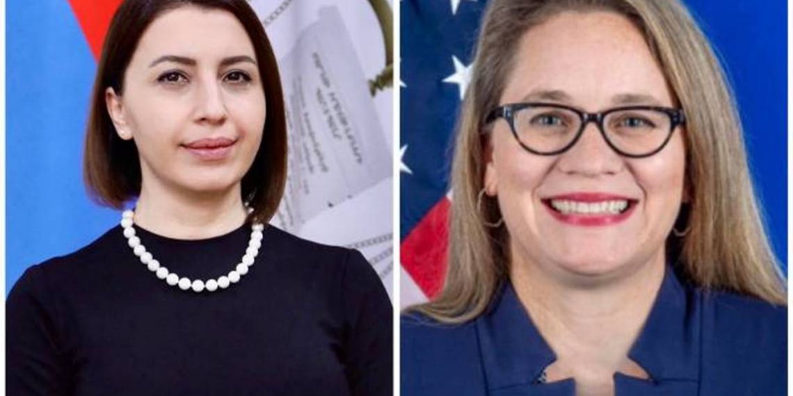 ЗПЧ Армении Кристине Григорян встретилась с заместителем помощника госсекретаря США Эрикой Олсон