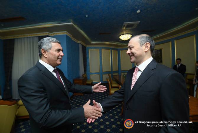 Армен Григорян 17 июня встретился с секретарем Совбеза республики Таджикистан