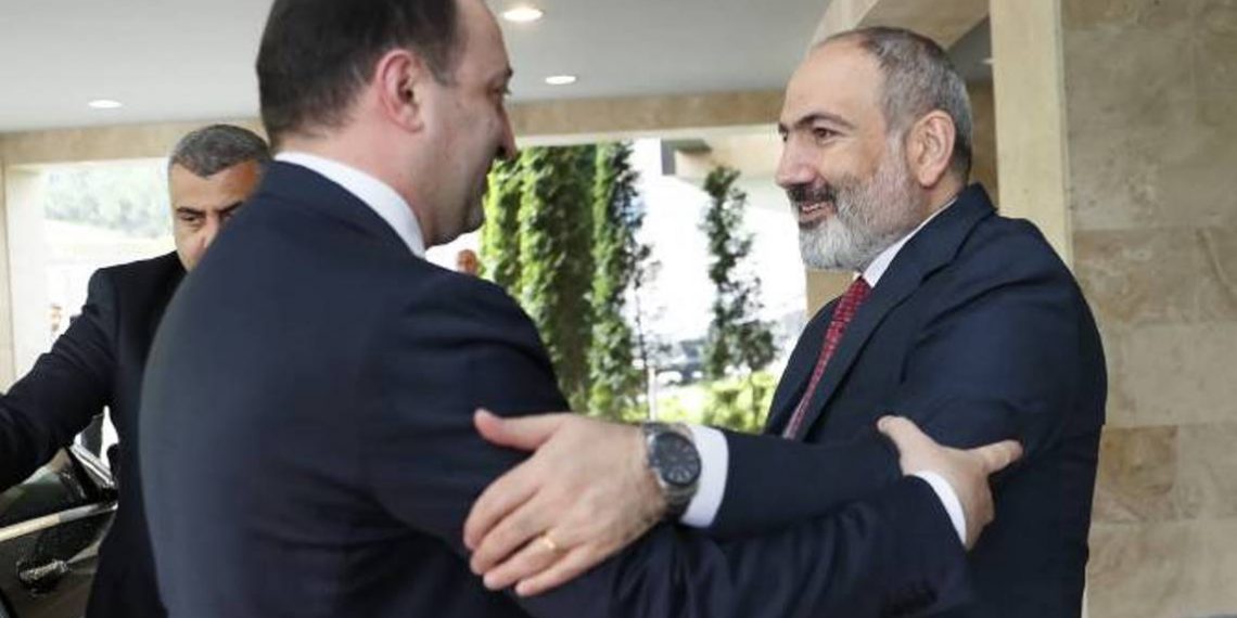 Премьер-министр Грузии Ираклий Гарибашвили прибыл с рабочим визитом в Республику Армения
