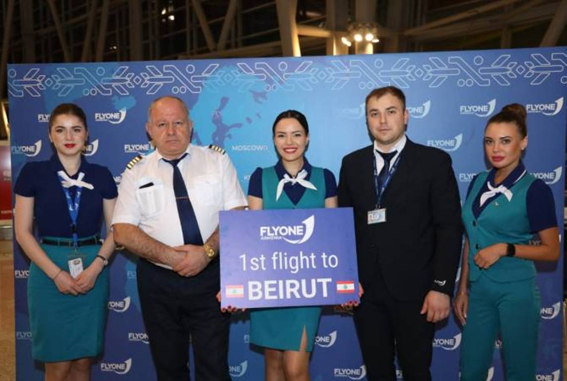 «FLYON ARMENIA» запустила регулярные рейсы по маршруту Ереван-Бейрут-Ереван