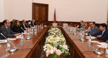 Министр финансов провел рабочую встречу с делегацией во главе с главой миссии МВФ в Армении