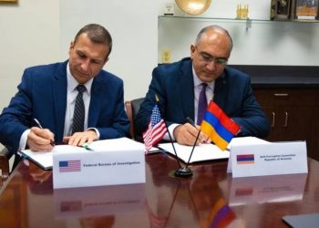 Антикоррупционный комитет Армении и Федеральное бюро расследований США подписали Меморандум о сотрудничестве