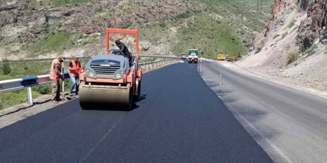 Капитально ремонтируется автодорога межгосударственного значения Ереван-Ерасх- Горис-Мегри-граница с Ираном