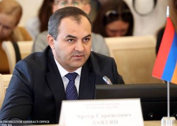 Генеральный прокурор Республики Армения с рабочим визитом выехал в Беларусь