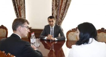 Губернатор Гегаркуника принял чрезвычайного и полномочного посла Королевства Нидерландов в Армении