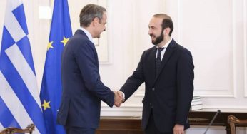 Глава МИД Армении и премьер-министр Греции выразил удовлетворение высоким уровнем политического диалога