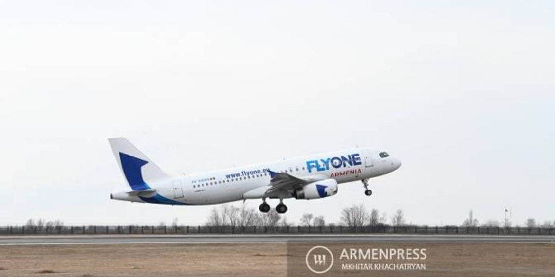 «Flyone Armenia» начинает выполнять рейсы по маршруту Ереван-Санкт-Петербург- Ереван