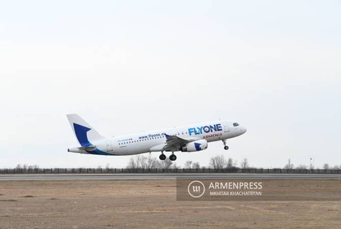 «Flyone Armenia» начинает выполнять рейсы по маршруту Ереван-Санкт-Петербург- Ереван