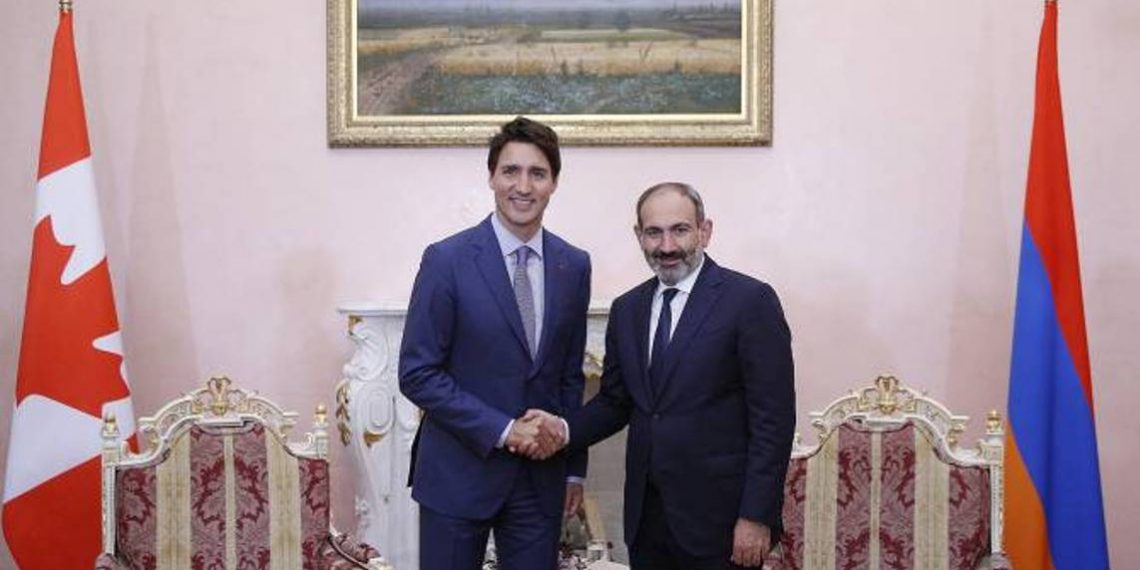 Премьер-министр Армении направил поздравительное послание премьер-министру Канады