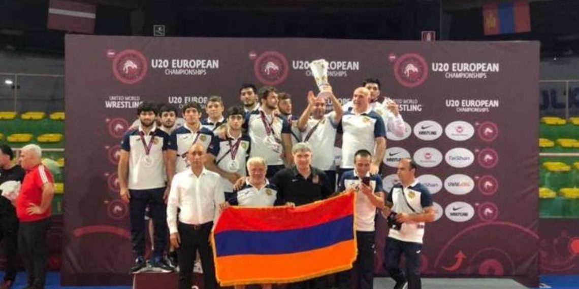 Борец Лева Геворкян — победитель молодежного чемпионата Европы: Армения на втором месте в общекомандном зачете