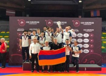 Борец Лева Геворкян — победитель молодежного чемпионата Европы: Армения на втором месте в общекомандном зачете