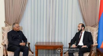 Арарат Мирзоян подчеркнул большой потенциал сотрудничества с Индией во многих сферах