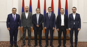 Акоп Аршакян и глава Всеармянской молодежной футбольной ассоциации обсудили перспективы развития армянского футбола